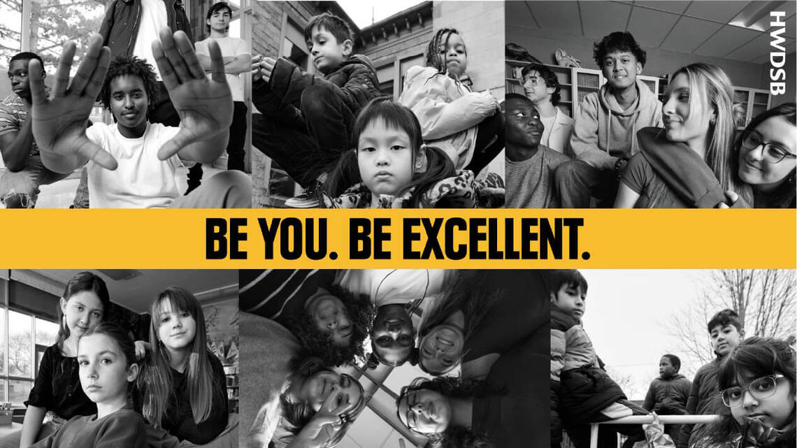 Be you. Be excellent. poster