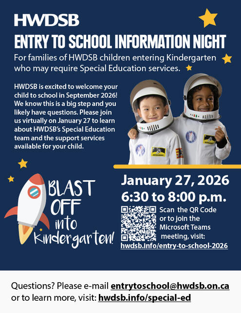 Entry to School Information Night