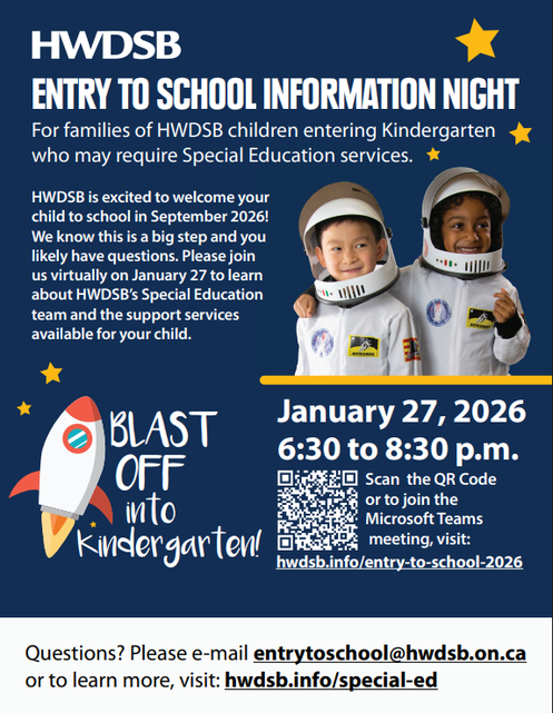 Entry to school information night